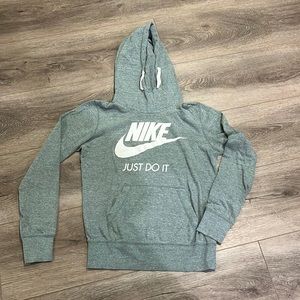 Sage green Nike cowl neck hoodie